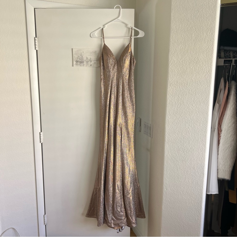 Faviana Gold Dress size 0